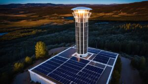 Torre de Iluminação Fotovoltaica