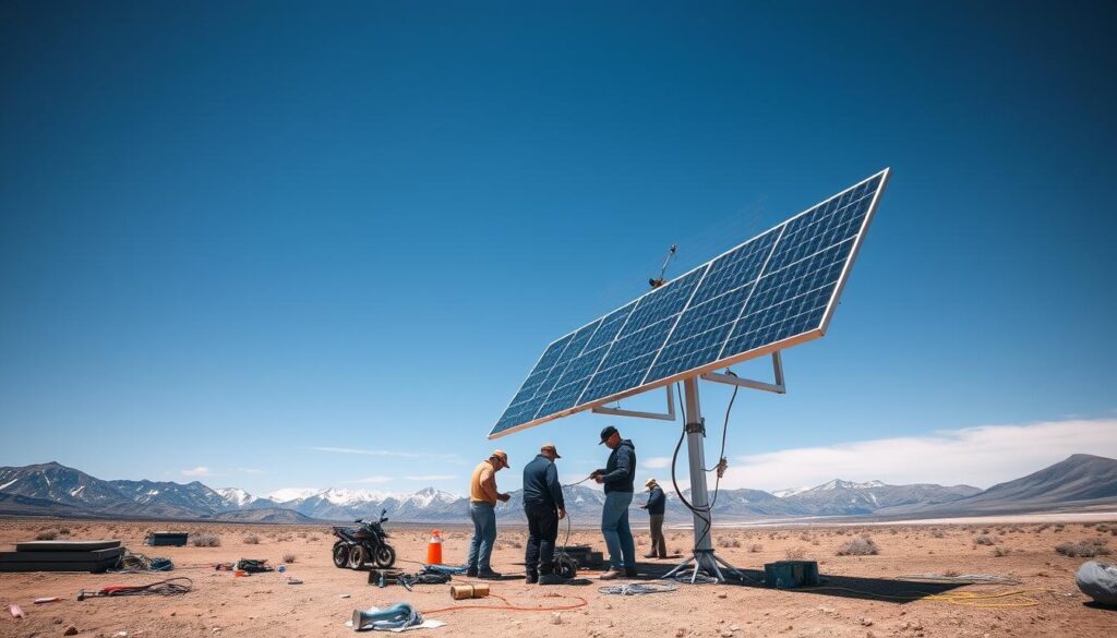 instalação energia solar